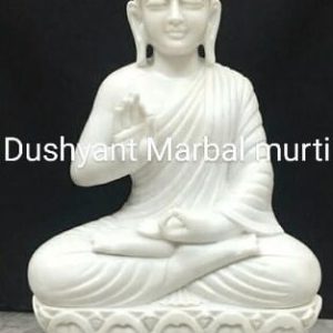 buddha marble murti