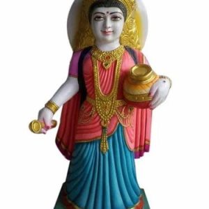 Raj Rajshewari Mata Marble Statue