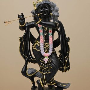 Krishna Black Marble Murti